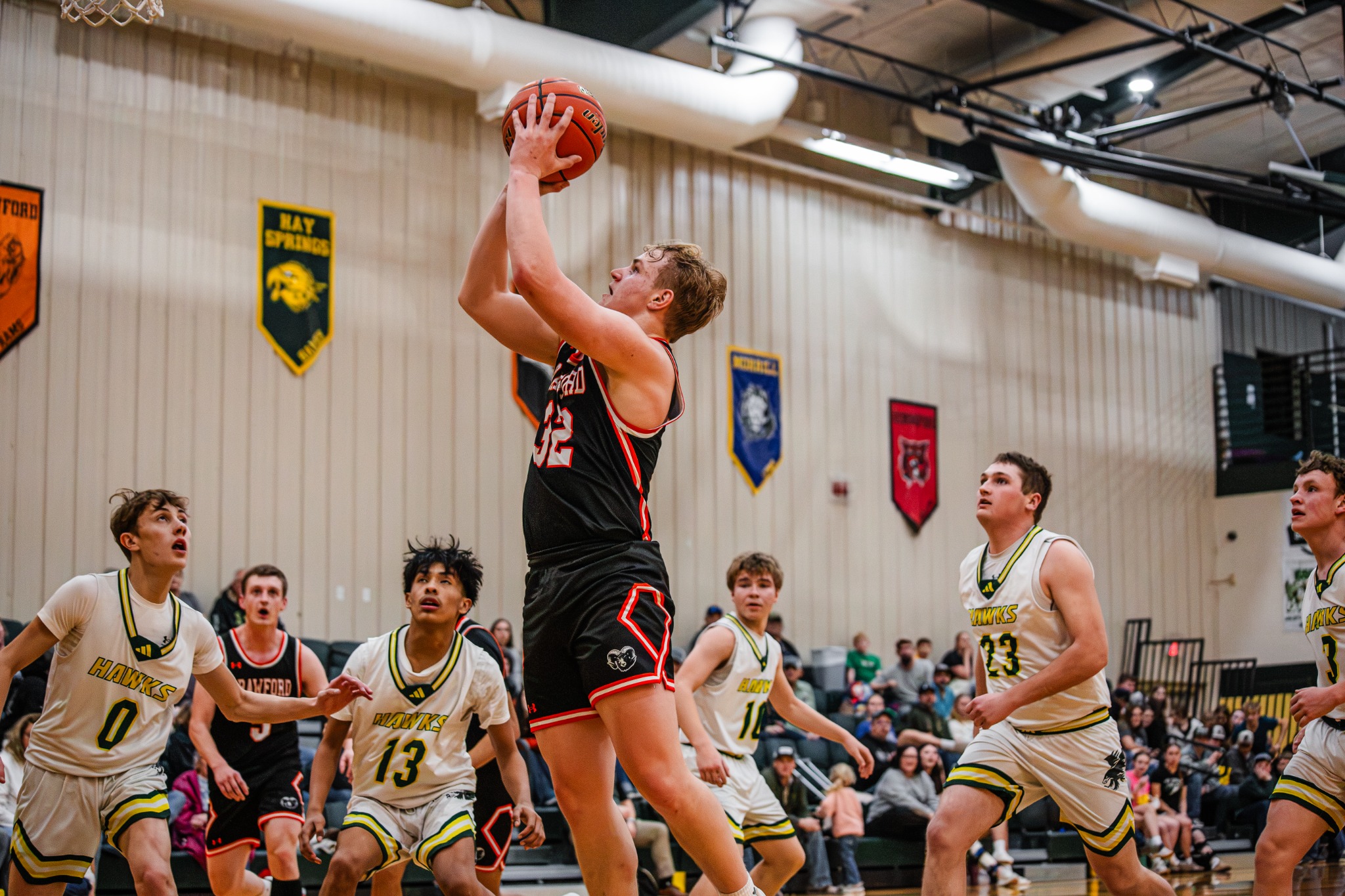 Basketball action