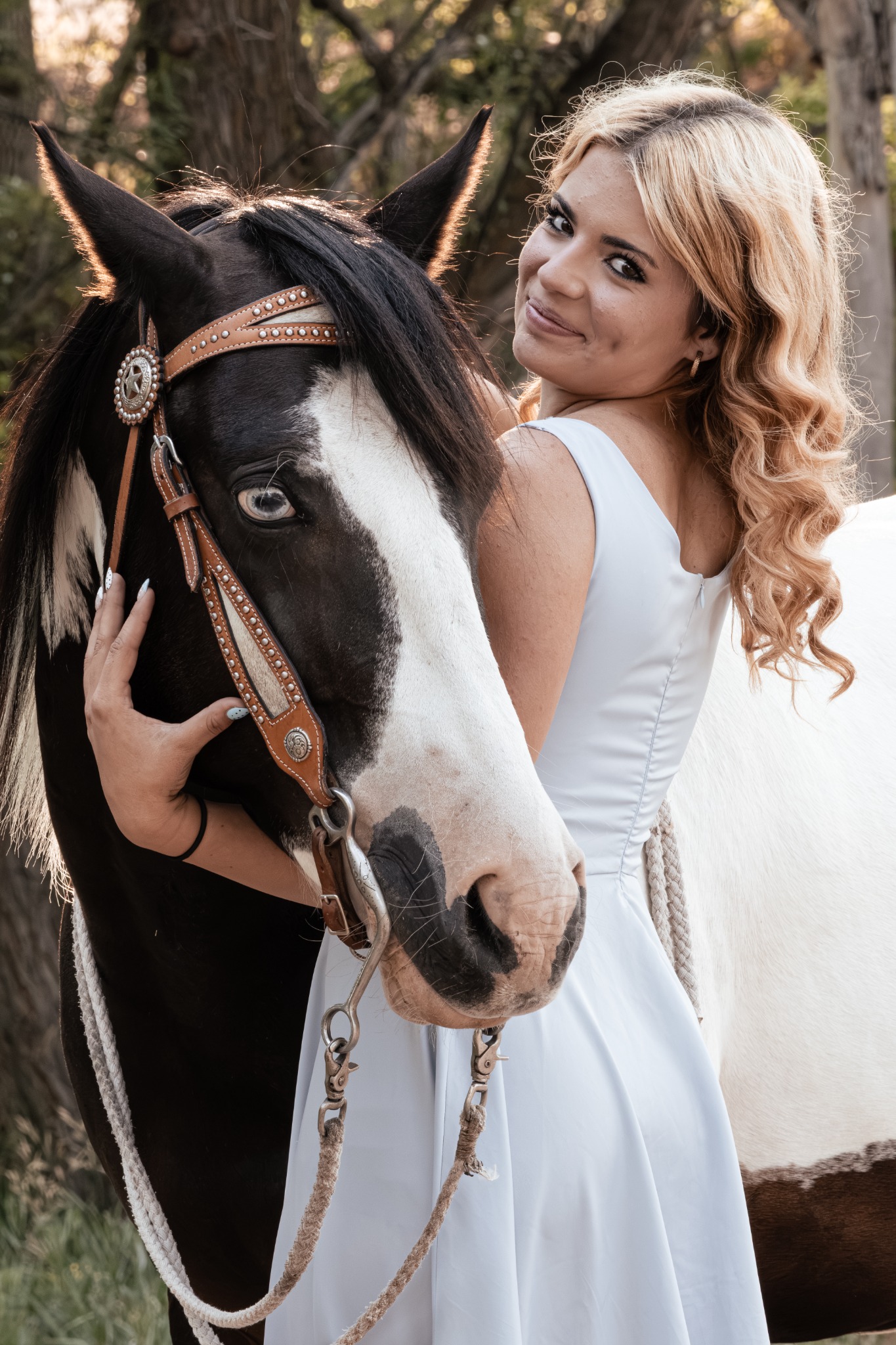 Senior portrait with horse