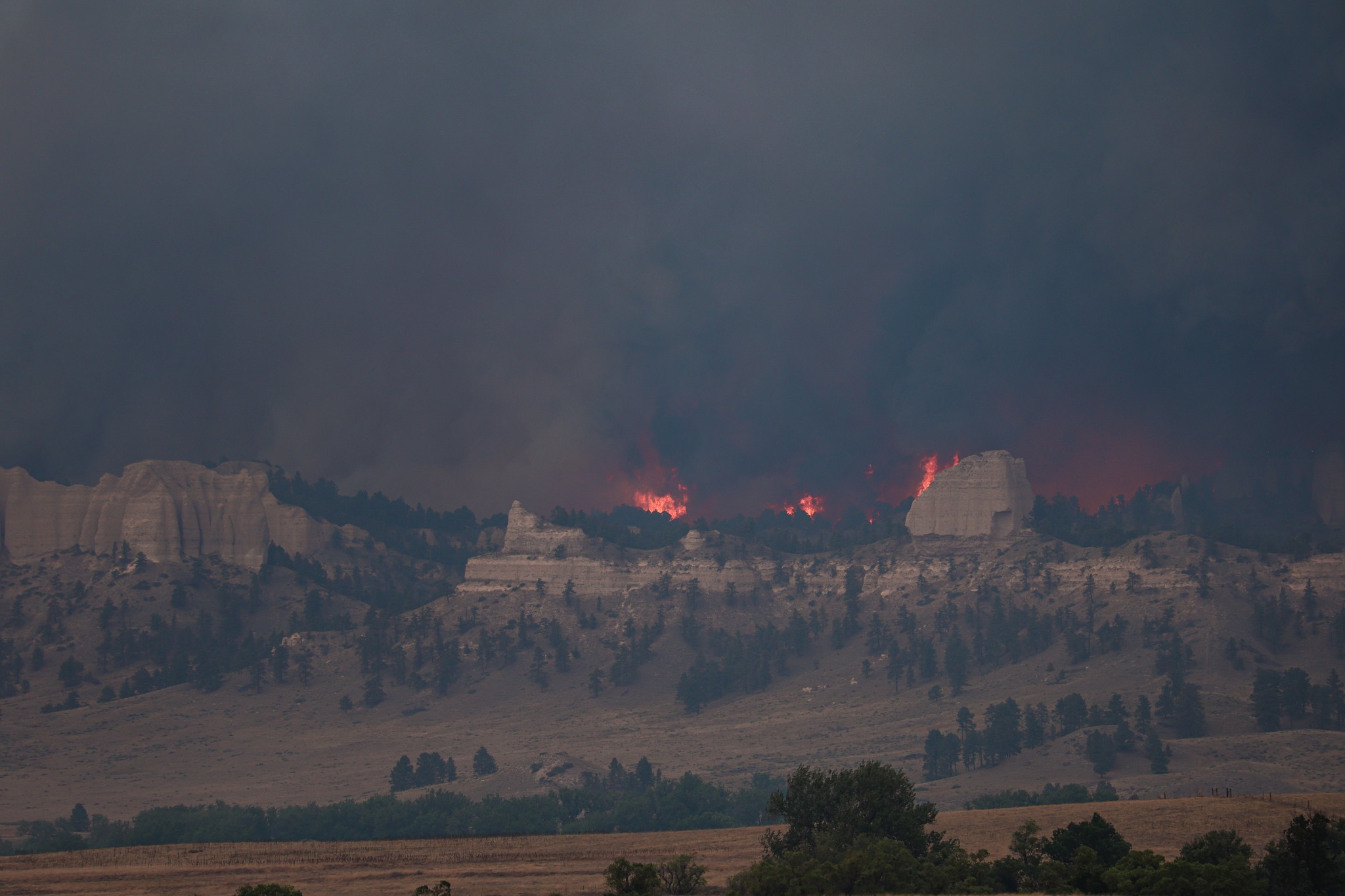 Landscape and wildfire